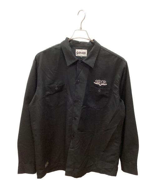 Schott（ショット）Schott (ショット) 長袖シャツ ブラック サイズ:2XLの古着・服飾アイテム