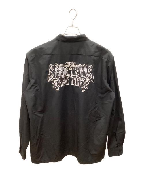 Schott（ショット）Schott (ショット) 長袖シャツ ブラック サイズ:2XLの古着・服飾アイテム