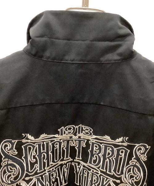 Schott（ショット）Schott (ショット) 長袖シャツ ブラック サイズ:2XLの古着・服飾アイテム