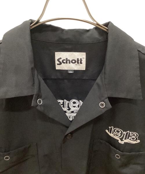 Schott（ショット）Schott (ショット) 長袖シャツ ブラック サイズ:2XLの古着・服飾アイテム