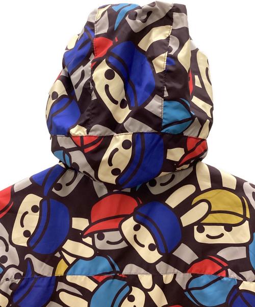 CUNE（キューン）CUNE (キューン) ナイロンパーカー ブルー×レッド サイズ:3の古着・服飾アイテム