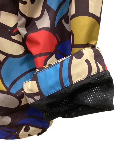 CUNE（キューン）CUNE (キューン) ナイロンパーカー ブルー×レッド サイズ:3の古着・服飾アイテム