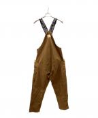 PUNK DRUNKERSパンクドランカーズ）の古着「あいつ目オーバーオール」｜ブラウン
