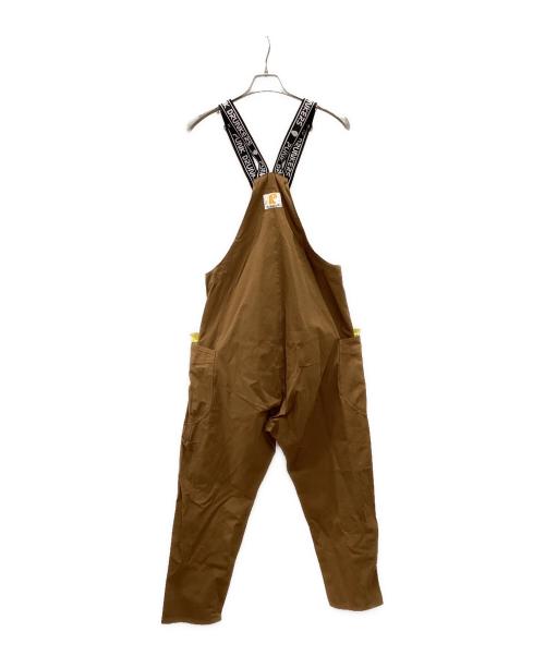 PUNK DRUNKERS（パンクドランカーズ）PUNK DRUNKERS (パンクドランカーズ) あいつ目オーバーオール ブラウン サイズ:Mの古着・服飾アイテム