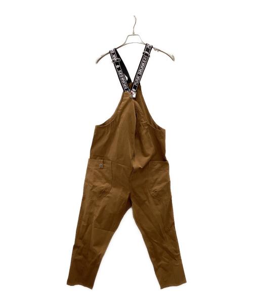 PUNK DRUNKERS（パンクドランカーズ）PUNK DRUNKERS (パンクドランカーズ) あいつ目オーバーオール ブラウン サイズ:Mの古着・服飾アイテム