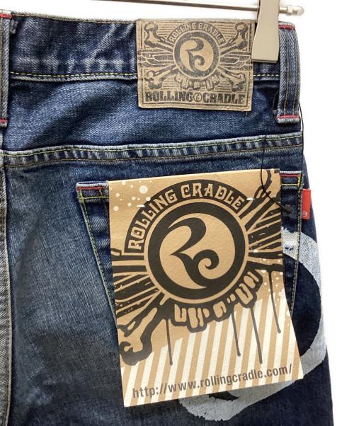 ROLLING CRADLE（ローリングクレイドル）ROLLING CRADLE (ローリングクレイドル) デニムパンツ インディゴ サイズ:Sの古着・服飾アイテム