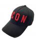 DSQUARED2（ディースクエアード）の古着「Icon ベースボール キャップ」｜ブラック