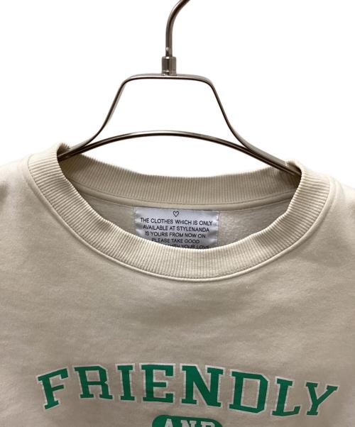 STYLENANDA（スタイルナンダ）STYLENANDA (スタイルナンダ) スウェット ベージュ サイズ:FREEの古着・服飾アイテム