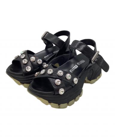 中古・古着通販】MIU MIU (ミュウミュウ) ビジュープラットフォーム