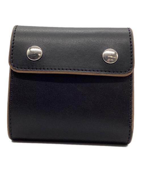 Inception（インセプション）Inception (インセプション) CHROMEXCEL LEATHER TRUCKER WALLET(SHORT) ブラックの古着・服飾アイテム