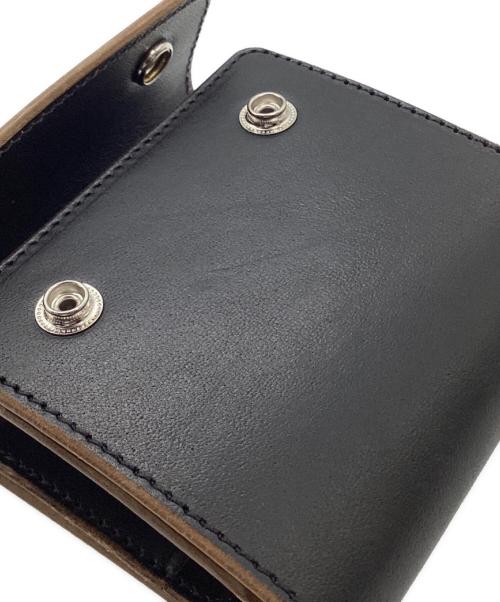 Inception（インセプション）Inception (インセプション) CHROMEXCEL LEATHER TRUCKER WALLET(SHORT) ブラックの古着・服飾アイテム