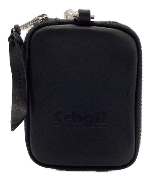 Schott NYC（ショット NYC）Schott NYC (ショット NYC) EAGLE STUDS LEATHER MALCH CASE ブラックの古着・服飾アイテム