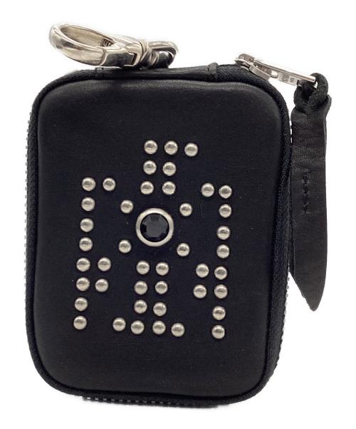 Schott NYC（ショット NYC）Schott NYC (ショット NYC) EAGLE STUDS LEATHER MALCH CASE ブラックの古着・服飾アイテム