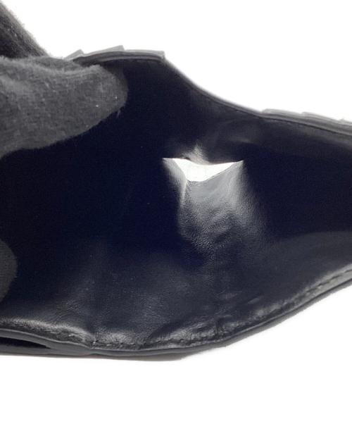 BOTTEGA VENETA（ボッテガベネタ）BOTTEGA VENETA (ボッテガベネタ) 2つ折り財布 ブラックの古着・服飾アイテム