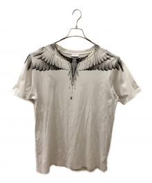 MARCELO BURLON（マルセロバーロン）の古着「半袖Tシャツ」｜ホワイト×ブラック