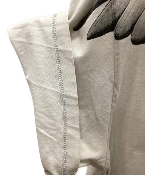 MARCELO BURLON（マルセロバーロン）MARCELO BURLON (マルセロバーロン) 半袖Tシャツ ホワイト×ブラック サイズ:Mの古着・服飾アイテム