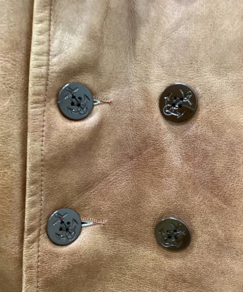 Schott（ショット）Schott (ショット) レザーカーコート ブラウン サイズ:40の古着・服飾アイテム