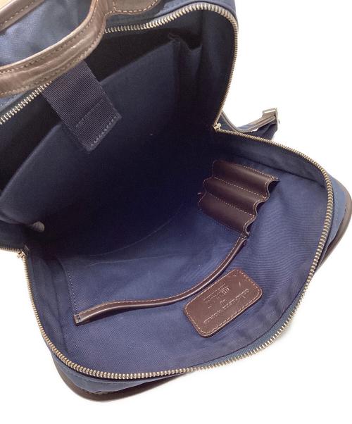 COMPLETE WORKS by BONFANTI（コンプリートワークス バイ ボンファンティ）COMPLETE WORKS by BONFANTI (コンプリートワークス バイ ボンファンティ) ボディバッグ ネイビー×ブラウンの古着・服飾アイテム