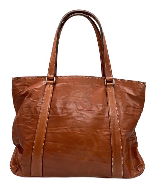 Daniel&Bob（ダニエル＆ボブ）Daniel&Bob (ダニエル＆ボブ) レザートートバッグ ブラウンの古着・服飾アイテム