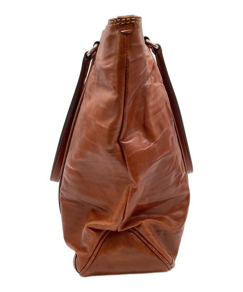 Daniel&Bob（ダニエル＆ボブ）Daniel&Bob (ダニエル＆ボブ) レザートートバッグ ブラウンの古着・服飾アイテム