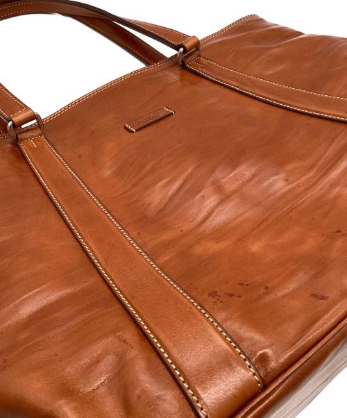 Daniel&Bob（ダニエル＆ボブ）Daniel&Bob (ダニエル＆ボブ) レザートートバッグ ブラウンの古着・服飾アイテム