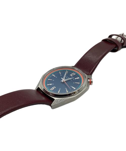 PAUL SMITH（ポールスミス）PAUL SMITH (ポールスミス) Octagon ネイビー×カーフの古着・服飾アイテム