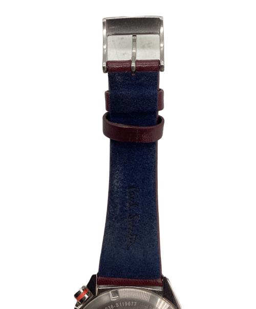 PAUL SMITH（ポールスミス）PAUL SMITH (ポールスミス) Octagon ネイビー×カーフの古着・服飾アイテム