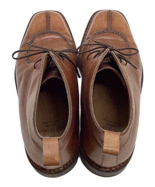 YAMANE DELUXE（ヤマネ）YAMANE DELUXE (ヤマネ) Uチップレザーチャッカブーツ ブラウン サイズ:8の古着・服飾アイテム