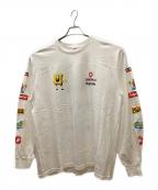SUPREMEシュプリーム）の古着「SpongeBob Racing L/S Tee」｜ホワイト