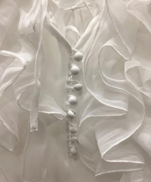 Snidel（スナイデル）Snidel (スナイデル) 半袖ブラウス ホワイト サイズ:Fの古着・服飾アイテム