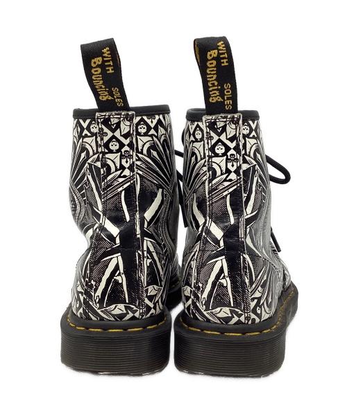 Dr.Martens（ドクターマーチン）Dr.Martens (ドクターマーチン) EGRET PLAYING CARD PRINT 8EYE BOOTS サイズ:US7の古着・服飾アイテム