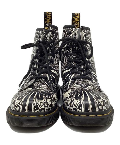 Dr.Martens（ドクターマーチン）Dr.Martens (ドクターマーチン) EGRET PLAYING CARD PRINT 8EYE BOOTS サイズ:US7の古着・服飾アイテム