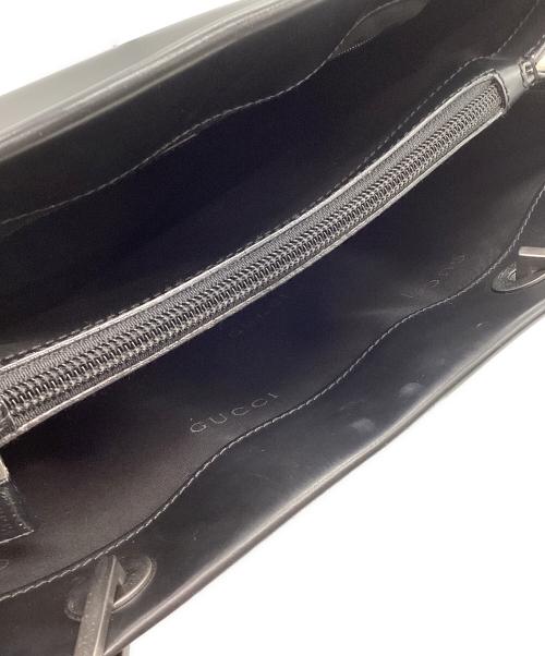 GUCCI（グッチ）GUCCI (グッチ) バンブーハンドバッグ ブラックの古着・服飾アイテム
