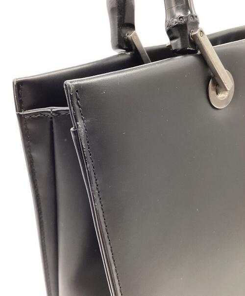 GUCCI（グッチ）GUCCI (グッチ) バンブーハンドバッグ ブラックの古着・服飾アイテム
