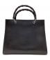 GUCCI (グッチ) バンブーハンドバッグ ブラック：23000円