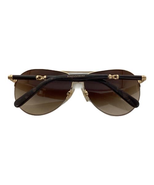 DOLCE & GABBANA（ドルチェ＆ガッバーナ）DOLCE & GABBANA (ドルチェ＆ガッバーナ) サングラス ブラック×ブラウンの古着・服飾アイテム