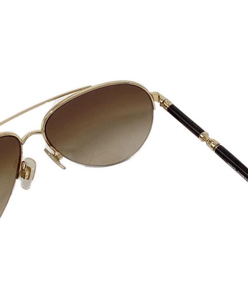 DOLCE & GABBANA（ドルチェ＆ガッバーナ）DOLCE & GABBANA (ドルチェ＆ガッバーナ) サングラス ブラック×ブラウンの古着・服飾アイテム