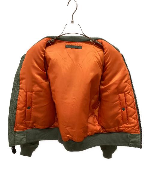 AVIREX（アヴィレックス）AVIREX (アヴィレックス) COMMERCIAL LOGO MA-1フライトジャケット セージグリーン サイズ:LARGEの古着・服飾アイテム