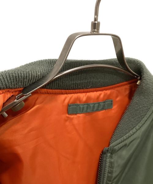 AVIREX（アヴィレックス）AVIREX (アヴィレックス) COMMERCIAL LOGO MA-1フライトジャケット セージグリーン サイズ:LARGEの古着・服飾アイテム