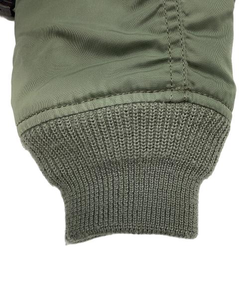 AVIREX（アヴィレックス）AVIREX (アヴィレックス) COMMERCIAL LOGO MA-1フライトジャケット セージグリーン サイズ:LARGEの古着・服飾アイテム