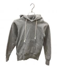 Champion REVERSE WEAVE（チャンピオン リバース ウィーブ）の古着「プルパーカー」｜グレー