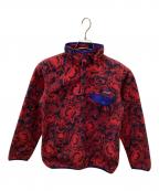 Patagonia SYNCHILLAパタゴニア シンチラ）の古着「ウィメンズ・ライトウェイト・シンチラ・スナップT・プルオーバー」｜レッド