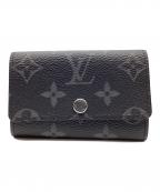 LOUIS VUITTONルイ ヴィトン）の古着「キーケース ミュルティクレ6」｜ブラック