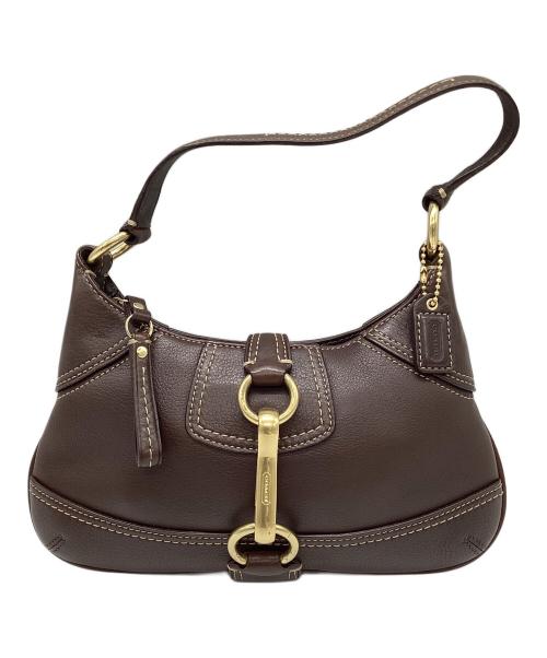COACH（コーチ）COACH (コーチ) ワンハンドバッグ ブラウンの古着・服飾アイテム