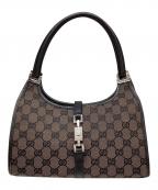 GUCCIグッチ）の古着「ジャッキー」｜ダークブラウン×ブラック