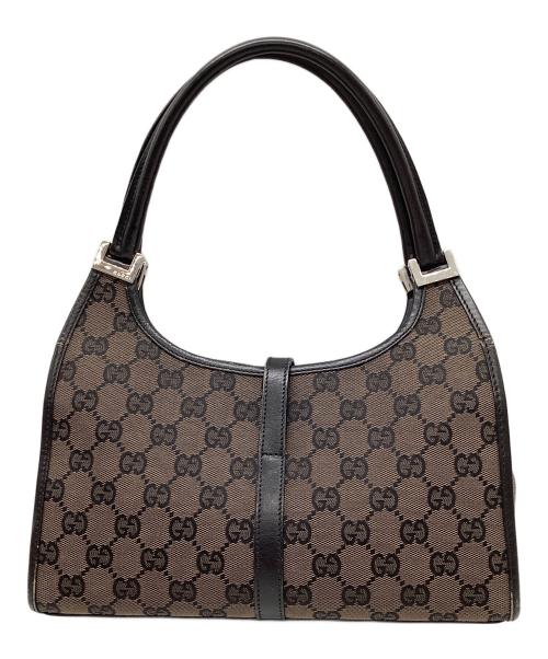 GUCCI（グッチ）GUCCI (グッチ) ジャッキー ダークブラウン×ブラックの古着・服飾アイテム