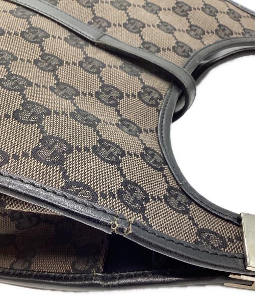 GUCCI（グッチ）GUCCI (グッチ) ジャッキー ダークブラウン×ブラックの古着・服飾アイテム