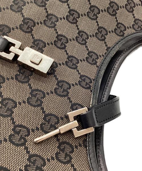 GUCCI（グッチ）GUCCI (グッチ) ジャッキー ダークブラウン×ブラックの古着・服飾アイテム