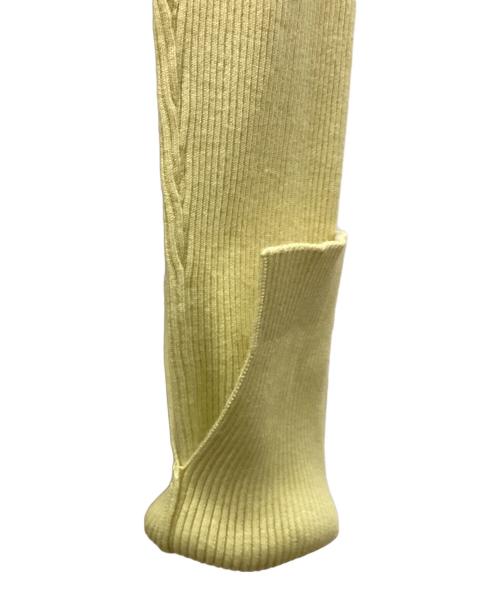 AURALEE（オーラリー）AURALEE (オーラリー) 薄手ニット イエロー サイズ:1の古着・服飾アイテム