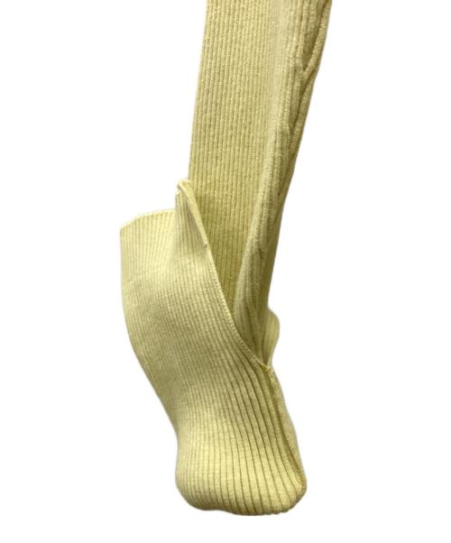 AURALEE（オーラリー）AURALEE (オーラリー) 薄手ニット イエロー サイズ:1の古着・服飾アイテム